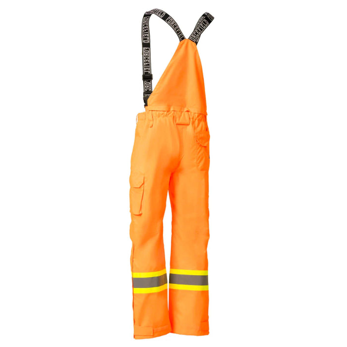 Forcefield® Orange "Torngat" Premium Ripstop 2-In-1 Hi-Vis Safety Suspender Bib Pants - EN235RAOR-TG