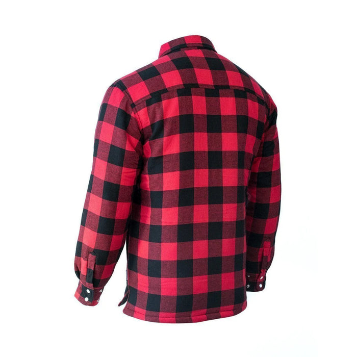 Forcefield® Red Buffalo Plaid Quilt-Lined Flannel Shirt Jacket - LC53QF-BP