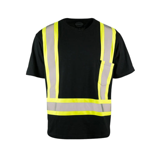 Forcefield® Ultracool Poly/Cotton Crew Neck Short Sleeve Safety Tee Shirt with Chest Pocket - TCCBE