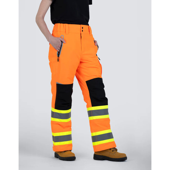 Forcefield® Women's Hi-Vis Safety Lined Utility Pants - WEN835WR