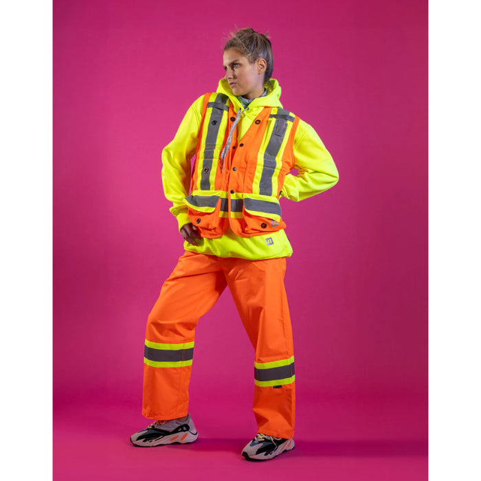 Forcefield® Women's Hi Vis Safety Surveyor's Vest - TVSURV168