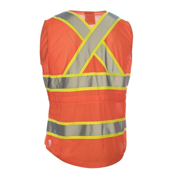 Forcefield® Women's Polyester Hi Vis Safety Vest - TV66