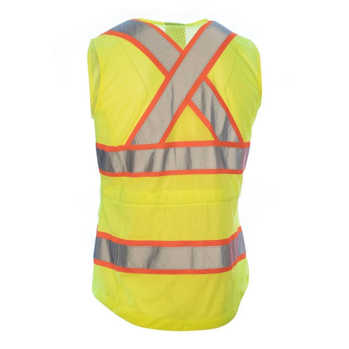 Forcefield® Women's Polyester Hi Vis Safety Vest - TV66