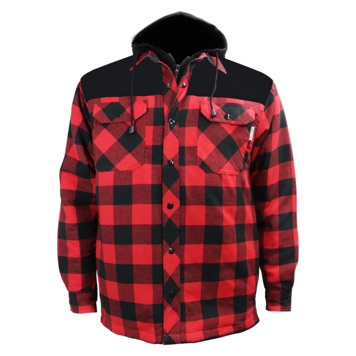 Gatts Workwear® Flannel Lined Hooded Work Shirt - 630-T DCF