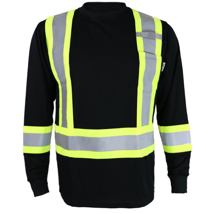 Gatts Workwear® Hi-Visibility Long Sleeve Shirt - STX4LS