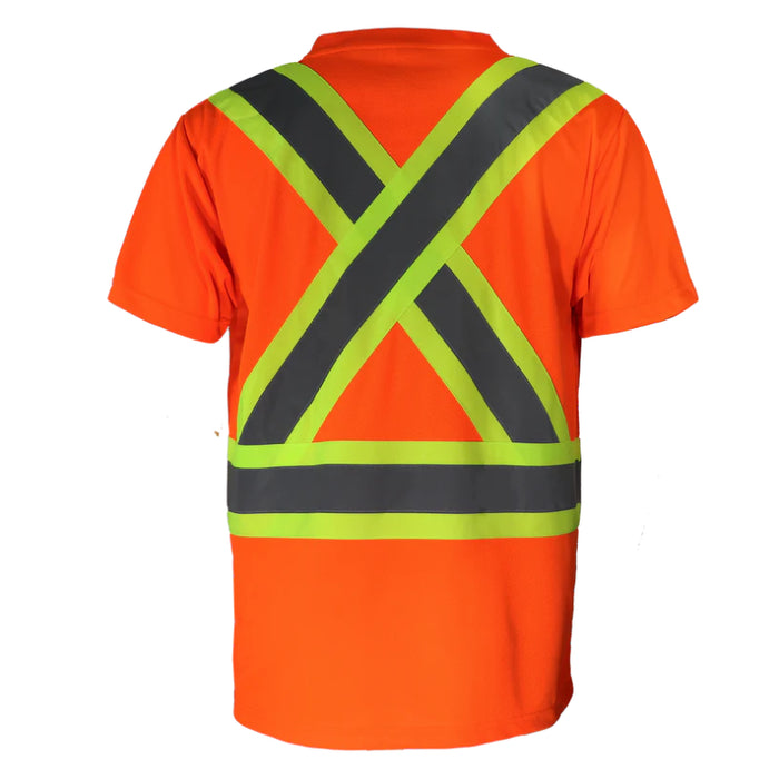 Gatts Workwear® Hi-Visibility Short Sleeve Safety Shirt - STX4SS