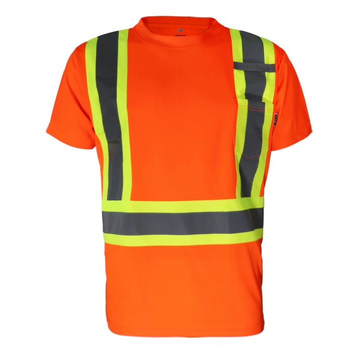 Gatts Workwear® Hi-Visibility Short Sleeve Safety Shirt - STX4SS