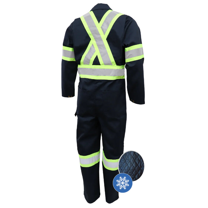 Gatts Workwear® High Visibility Long Sleeve Lined Coverall - 791XD4