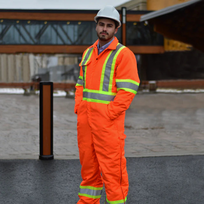 Gatts Workwear® High Visibility Long Sleeve Lined Coverall - 791XD4