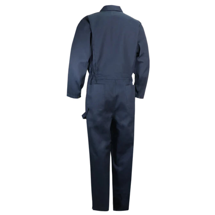 Gatts Workwear® Navy Long Sleeve Coverall with Zipper Front - 791