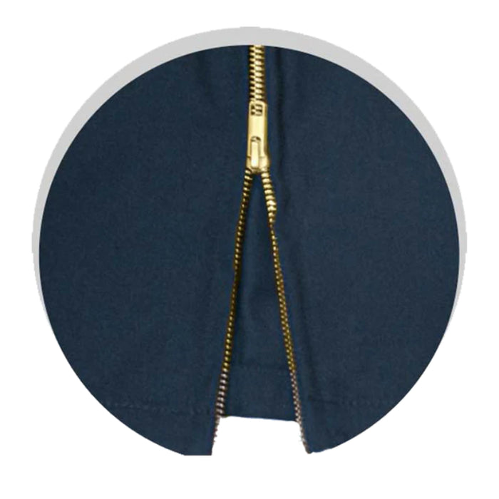 Gatts Workwear® Navy Long Sleeve Coverall with Zipper Front - 791