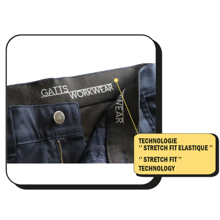 Gatts Workwear® Slim Fit Women's Stretch Short - 773EXS