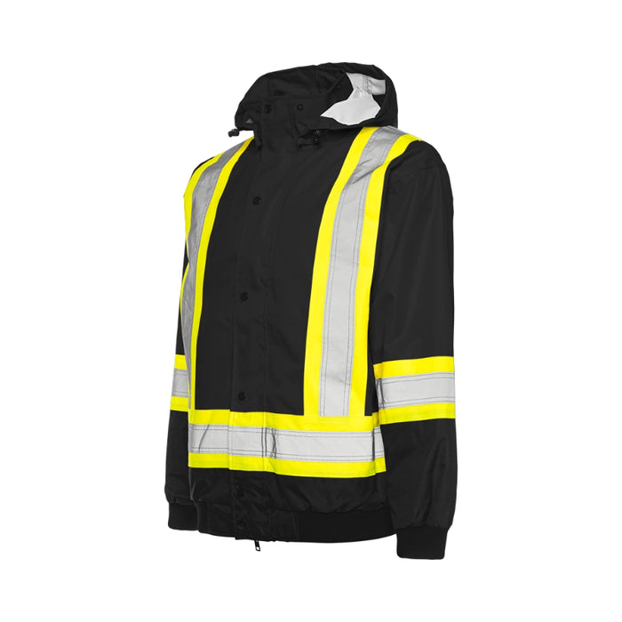 Ground Force® Hi Vis 3-In-1 Winter Traffic Safety Jacket - TJ3