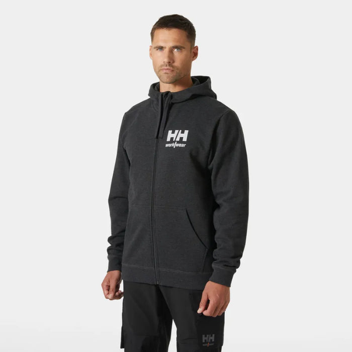 Helly Hansen® Classic Logo 2.0 Zip Up Workwear Hoodie - Black - 79311