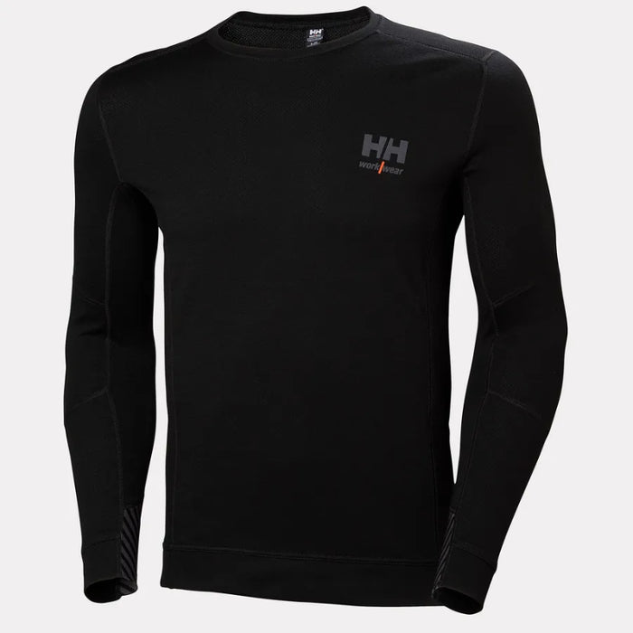 Helly Hansen® LIFA Base Layer Merino Crewneck - Black - 75106