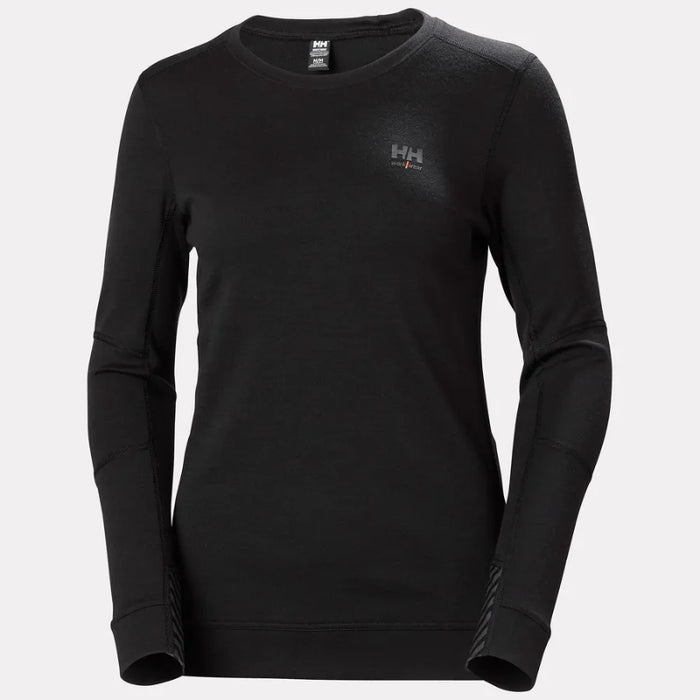 Helly Hansen® Women's LIFA Base Layer Merino Crewneck - Black - 75209