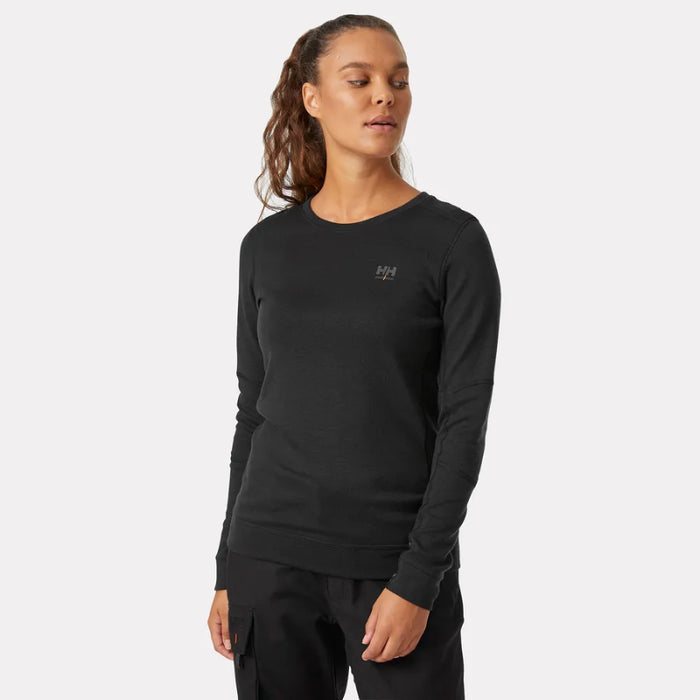 Helly Hansen® Women's LIFA Base Layer Merino Crewneck - Black - 75209