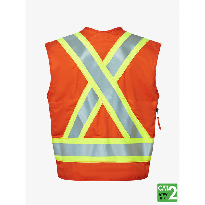 IFR Workwear® Flame Resistant Surveyor Safety Vest - CAT 2 - APTV 8.7 - 1130