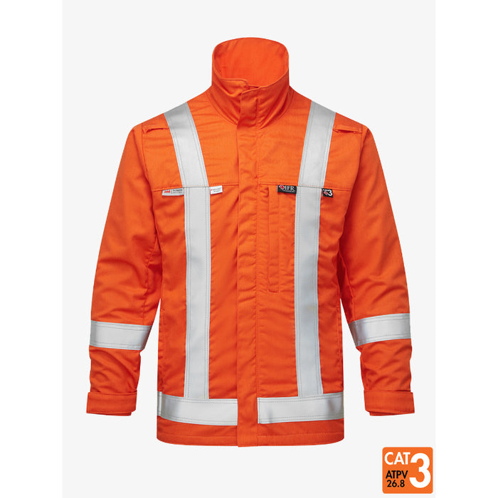 IFR Workwear® Ultrasoft Skyline Summer Bomber Jacket - Reflective Trim - Style 412- Orange