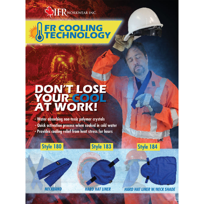 IFR Workwear® Neck Shade with Hat Liner - Blue