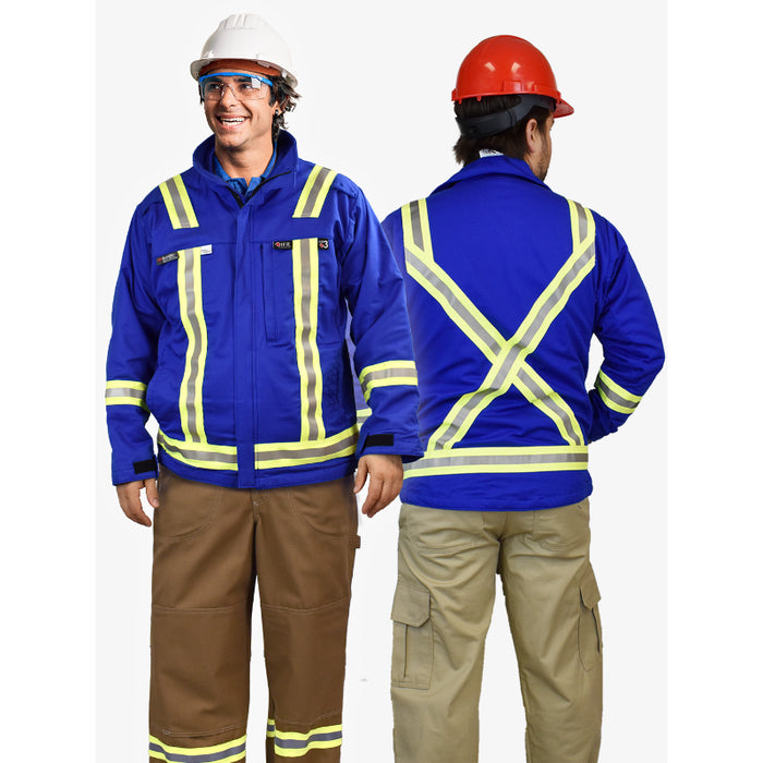 IFR Workwear® Skyline Bomber Jacket - Reflective Tape - Style 112 - Blue