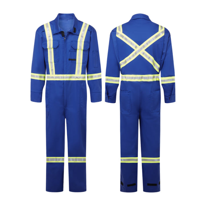 IFR Workwear® Avenger 9 oz FR Hi Vis Royal Blue Coveralls – 109