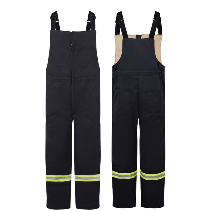 IFR Workwear® Avenger 9 oz Insulated Safety Bib Pant - Navy - 3225