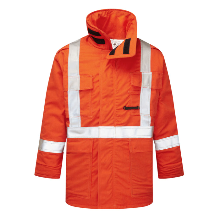 IFR Workwear® Avenger 9 oz Hi-Vis FR Insulated Parka - Orange - 515