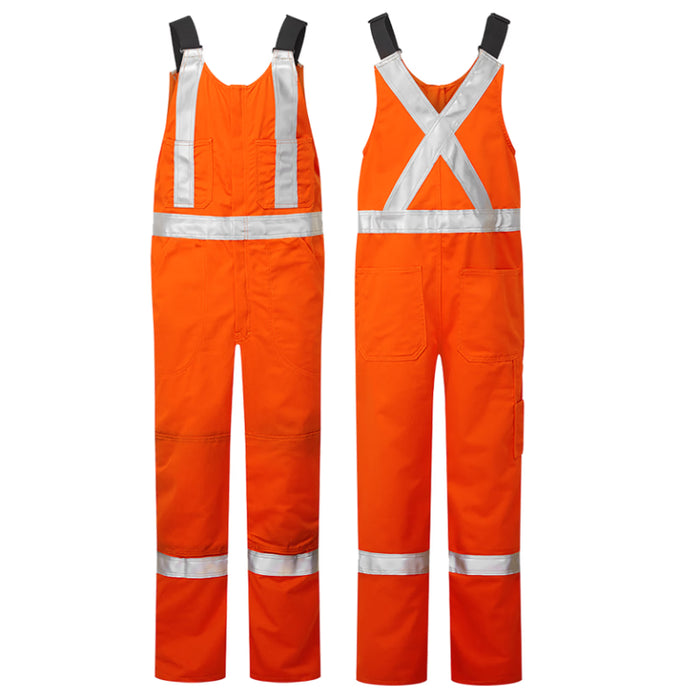 IFR Workwear® Avenger 9oz Hi-Vis Bib Pants - Style 422 - Orange