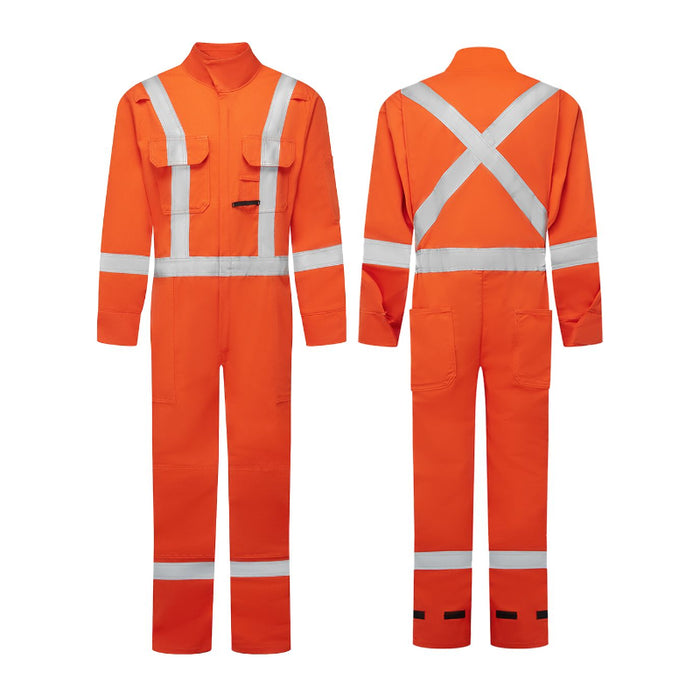 IFR Workwear® FR Avenger 9 oz Hi Vis Safety Coveralls - Orange - 409