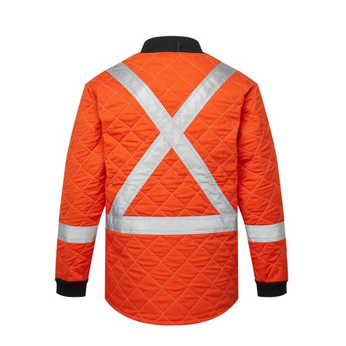 IFR Workwear® Ultrasoft® Quilted Freezer Jacket - Style 417 - Orange