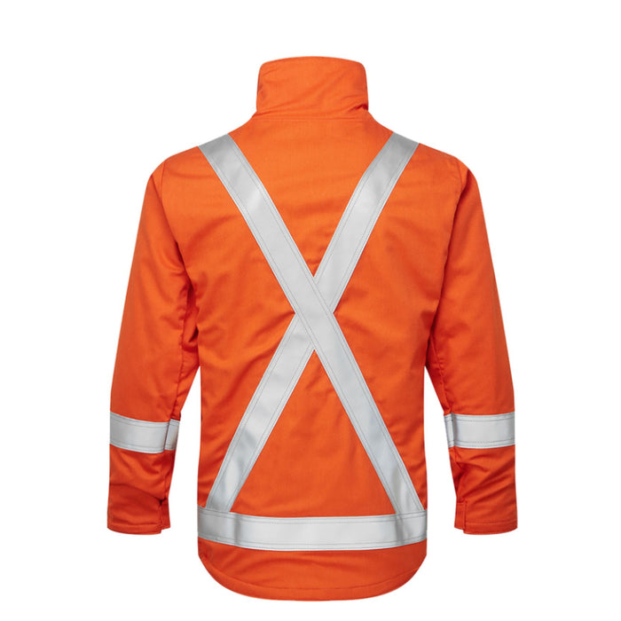 IFR Workwear® Ultrasoft Skyline Summer Bomber Jacket - Reflective Trim - Style 412- Orange