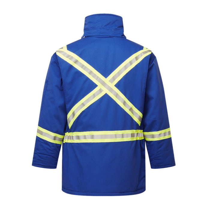 IFR Wokwear Ultrasoft® Insulated Parka Jacket - 4 Pockets - Reflective Tape - Style 215 - X Back