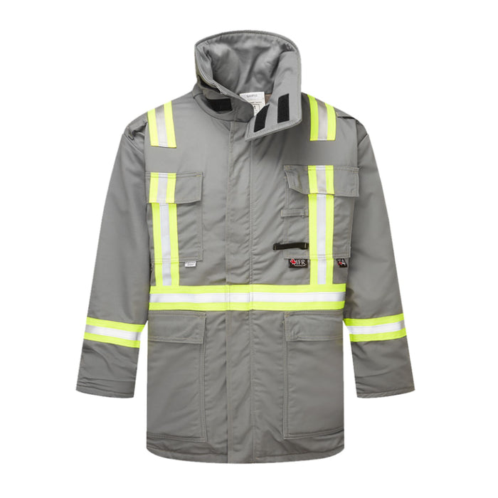IFR Wokwear Ultrasoft® Insulated Parka Jacket - 4 Pockets - Reflective Tape - Style 215 - X Back