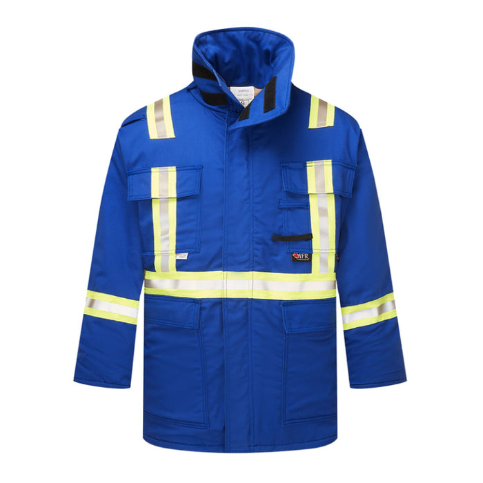IFR Wokwear Ultrasoft® Insulated Parka Jacket - 4 Pockets - Reflective Tape - Style 215 - X Back