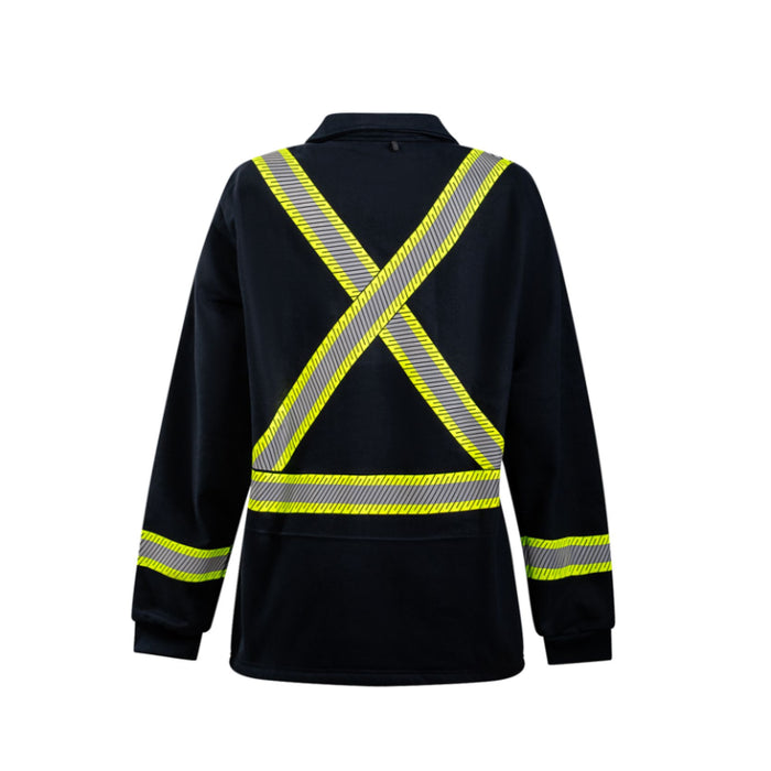 IFR Workwear® Fleece Full Zip Jacket - Style 324 - X-Back - Navy