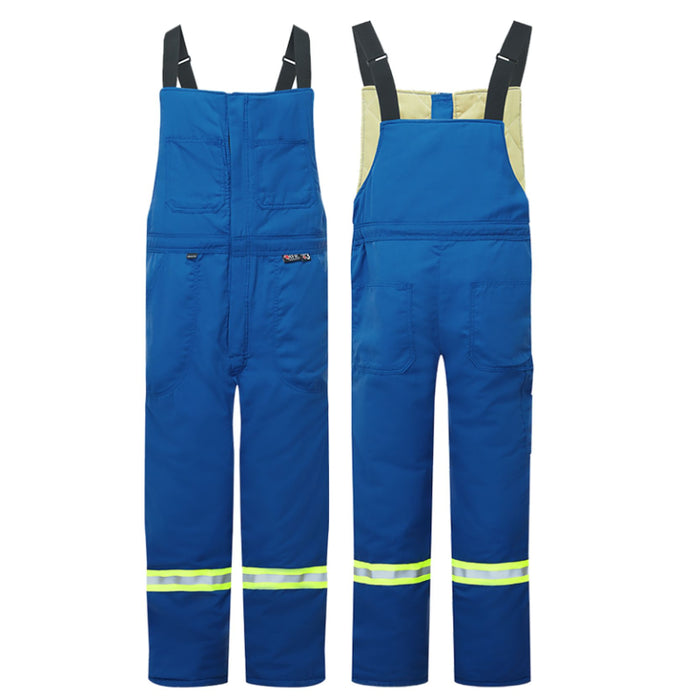 IFR Workwear® Westex® DH Antistat 6.5 oz Insulated Bib Pant Style 225 - Blue
