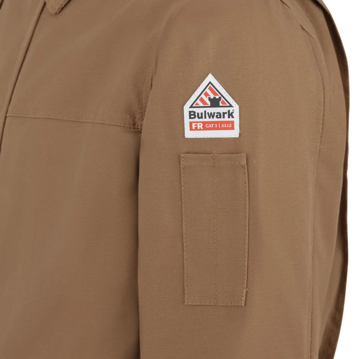 Bulwark® Brown FR Duck Lined Bomber Jacket CAT 3 - JLB6