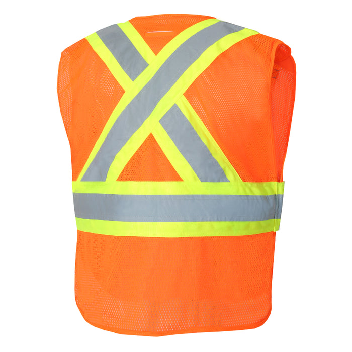Jackfield® 5 point Break Away Mesh Safety Vest - 70-117