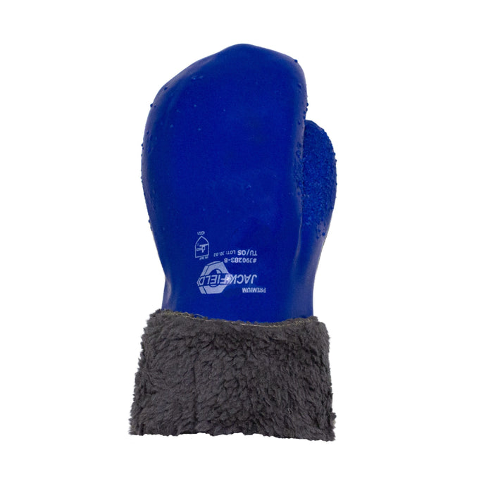 Jackfield® PVC/NITRILE MITTS WITH REMOVABLE LINING - One Size - Blue - J90283