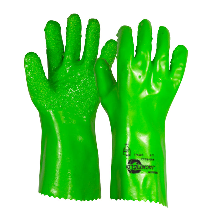 Jackfield® PVC Gloves with Pebble Palm - Interlock lining - 90-6012