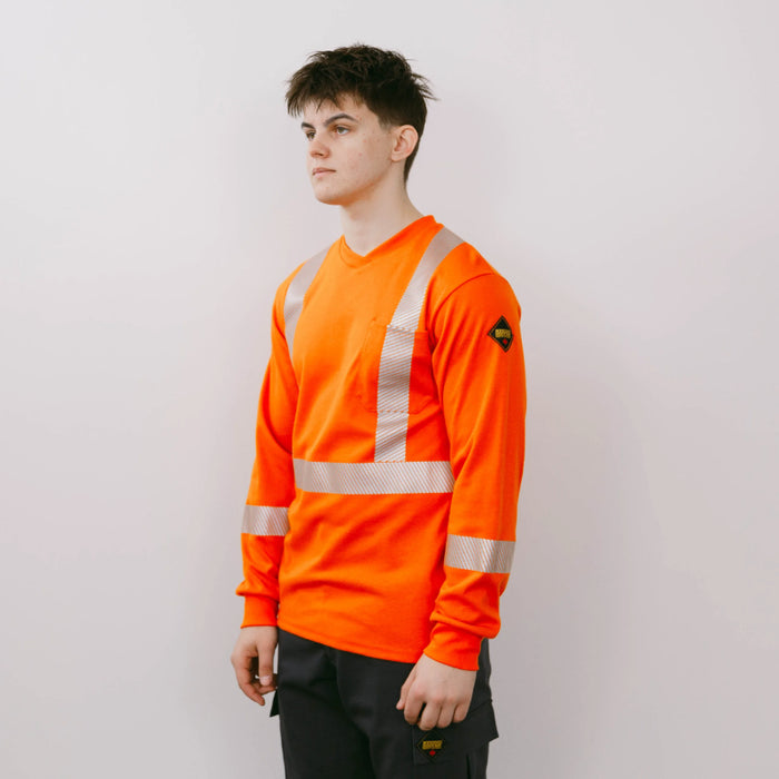 Keltek® FR/Hi Vis Long Sleeve Safety Shirt - 360S