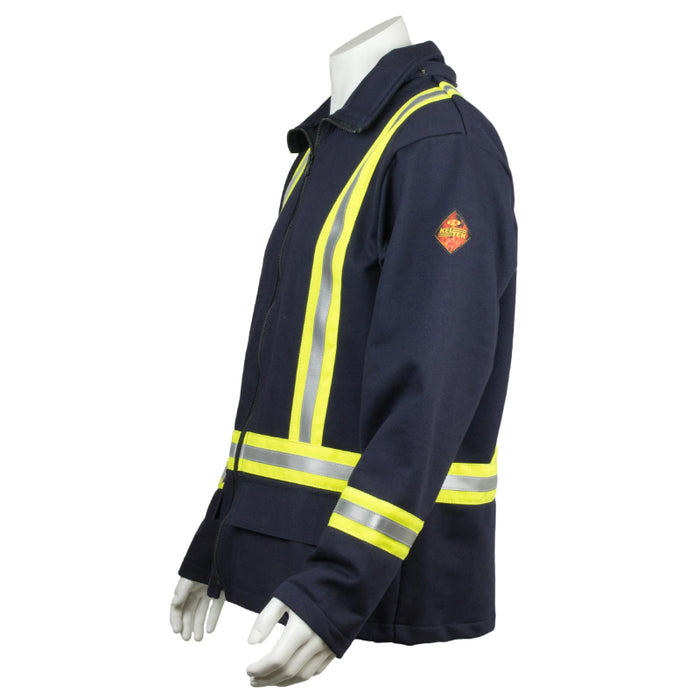 Keltek® FR / Hi Vis Zip Up Fleece Safety Hoodie with Detachable Hood - 492S