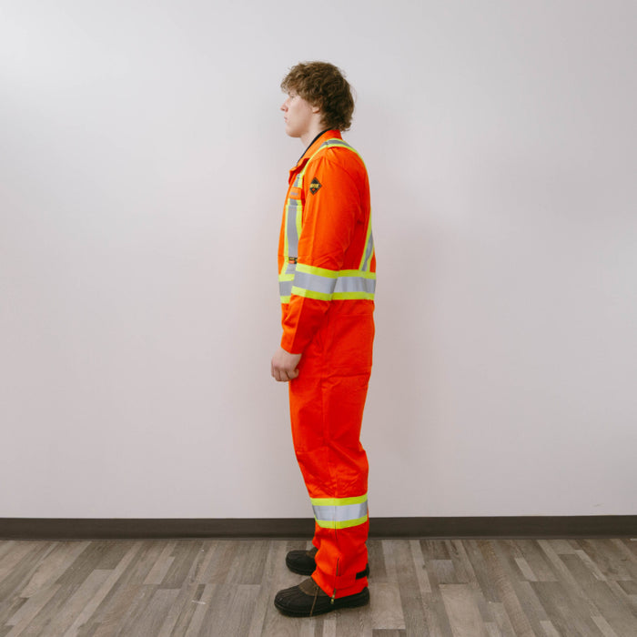 Keltek® Hi Vis/FR Safety Coverall - Orange - 384S