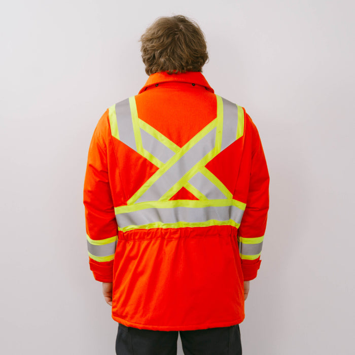 Keltek® Insulated Hi Vis/FR Safety Parka - Orange - 407S
