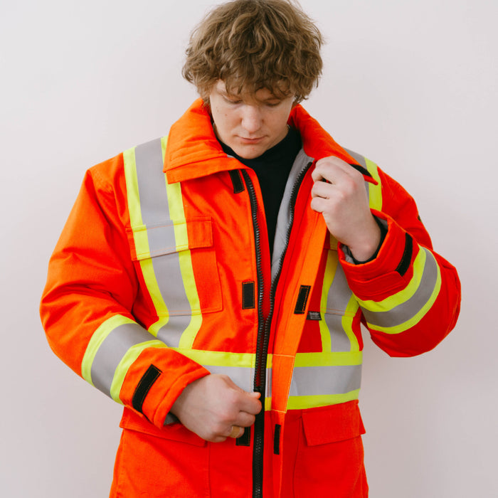 Keltek® Insulated Hi Vis/FR Safety Parka - Orange - 407S