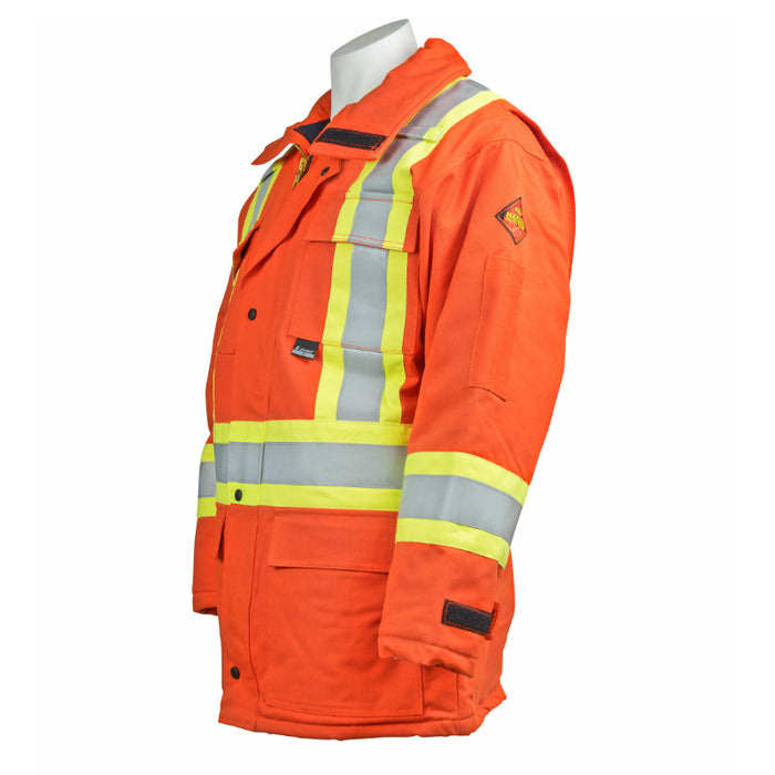 Keltek® Insulated Hi Vis/FR Safety Parka - Orange - 407S