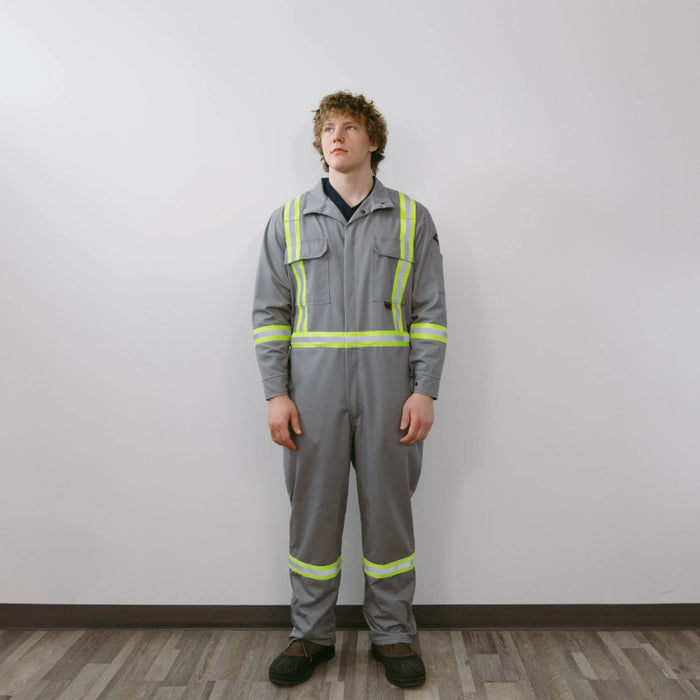 Keltek® Premium Flame Resistant Hi Vis Safety Coverall - 377S