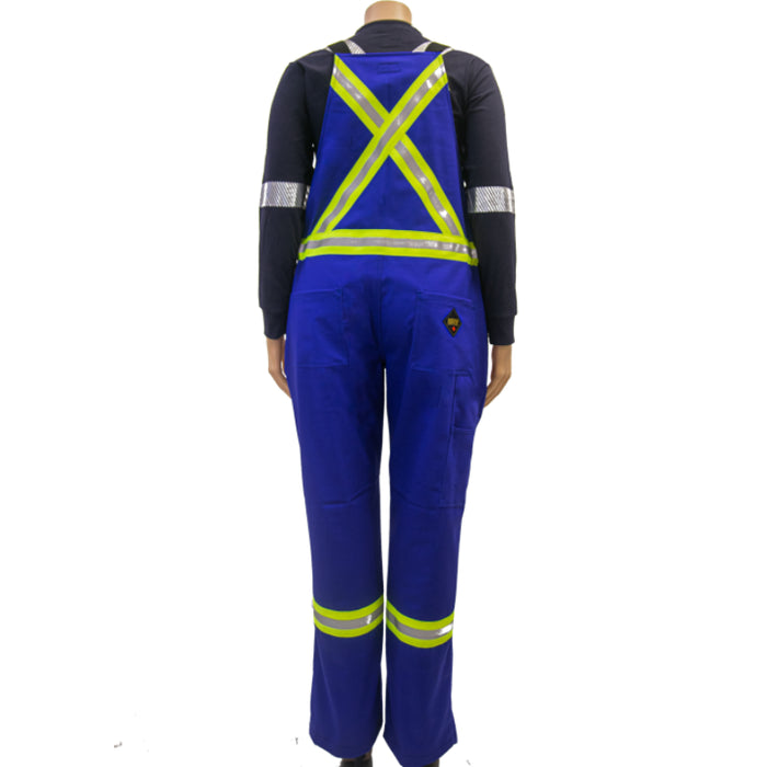 Keltek® Women’s FR Safety Bib Overalls - Royal Blue - 514S