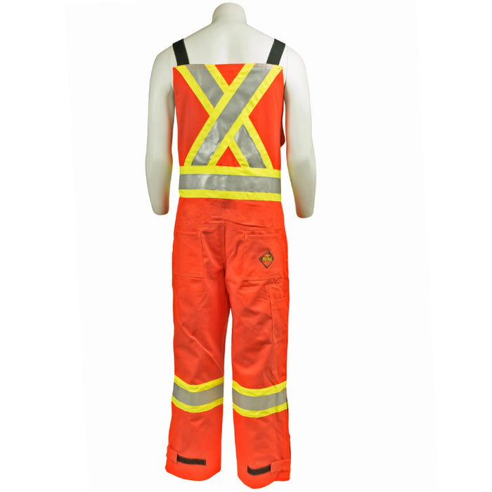 Keltek® Women’s Hi Vis/FR Safety Bib Overalls - Orange - 564S